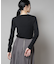 CICA&UVカット加工クルーネックリブニット