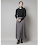 CICA&UVカット加工クルーネックリブニット