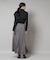 CICA&UVカット加工クルーネックリブニット