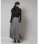 CICA&UVカット加工クルーネックリブニット