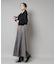 CICA&UVカット加工クルーネックリブニット