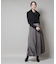 CICA&UVカット加工クルーネックリブニット