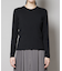 CICA&UVカット加工クルーネックリブニット