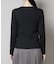 CICA&UVカット加工クルーネックリブニット