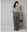 CICA&UVカット加工クルーネックリブニット