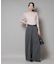 CICA&UVカット加工クルーネックリブニット