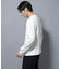 「FORMAL JERSEY」モックネックカットソー長袖