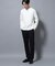 「FORMAL JERSEY」モックネックカットソー長袖