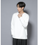 ｢NJ／CLUB｣モクロディ ボートネック サイドスリットTシャツ