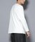 ｢NJ／CLUB｣モクロディ ボートネック サイドスリットTシャツ