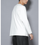 ｢NJ／CLUB｣モクロディ ボートネック サイドスリットTシャツ