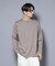 ｢NJ／CLUB｣モクロディ ボートネック サイドスリットTシャツ