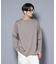 ｢NJ／CLUB｣モクロディ ボートネック サイドスリットTシャツ