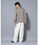 ｢NJ／CLUB｣モクロディ ボートネック サイドスリットTシャツ