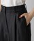 「STEVELOUR」サテンタックワイドパンツ(セットアップ可)