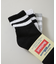 Healthknit／シンカーモノトーン2本ライン ソックス 3足セット
