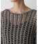 「STEVELOUR」シャイニーレースニットトップス