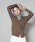 毛玉レスニット2wayカシュクールカーディガン