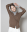 毛玉レスニット2wayカシュクールカーディガン