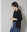 毛玉レスニット3wayリブタートルトップス
