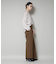 サイドタックカットジョーゼットパンツ