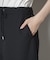ウェストドロストワイドストレートパンツ