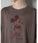 GOOD ROCK SPEED／ MICKEY MOUSE ／Tshirts Brown