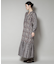 Sara mallika／FLOWER PRINT YOKE DRESS