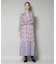 Sara mallika／FLOWER PRINT YOKE DRESS