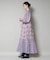 Sara mallika／FLOWER PRINT YOKE DRESS