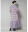 Sara mallika／FLOWER PRINT YOKE DRESS