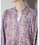 Sara mallika／FLOWER PRINT YOKE DRESS