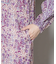 Sara mallika／FLOWER PRINT YOKE DRESS