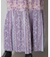 Sara mallika／FLOWER PRINT YOKE DRESS