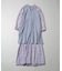 Sara mallika／FLOWER PRINT YOKE DRESS