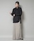 Sara mallika／COTTON PINTUCK LACE BLOUSE