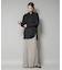 Sara mallika／COTTON PINTUCK LACE BLOUSE