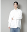 Sara mallika／COTTON PINTUCK LACE BLOUSE