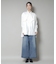 Sara mallika／COTTON PINTUCK LACE BLOUSE