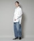 Sara mallika／COTTON PINTUCK LACE BLOUSE