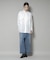 Sara mallika／COTTON PINTUCK LACE BLOUSE