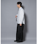 「大人のワイドシャツ」レギュラーカラー ストライプ長袖
