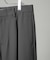 ATON／BACK SATIN STANDARD PANTS