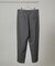 ATON／BACK SATIN STANDARD PANTS