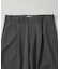 ATON／BACK SATIN STANDARD PANTS