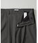 ATON／BACK SATIN STANDARD PANTS