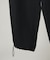 ATON／BACK SATIN UTILITY PANTS