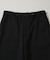 ATON／BACK SATIN UTILITY PANTS