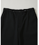 ATON／BACK SATIN UTILITY PANTS