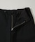 ATON／BACK SATIN UTILITY PANTS